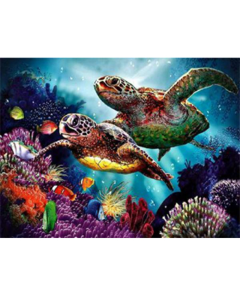 ju-piter Diamentowy obraz Płynące żółwie  60163