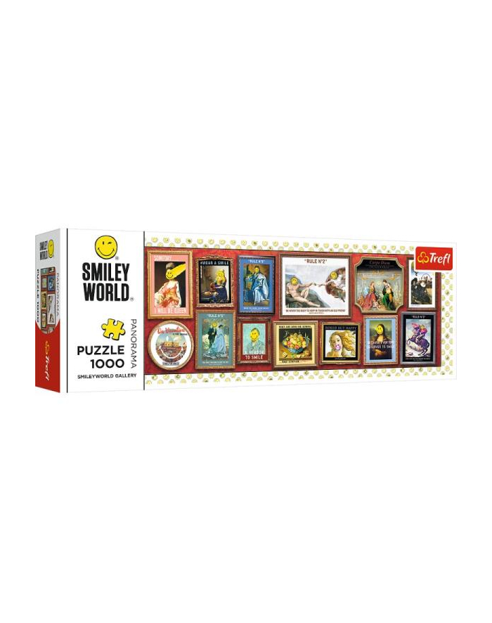 Puzzle 1000el Panorama Galeria Smiley World 29053 Trefl główny