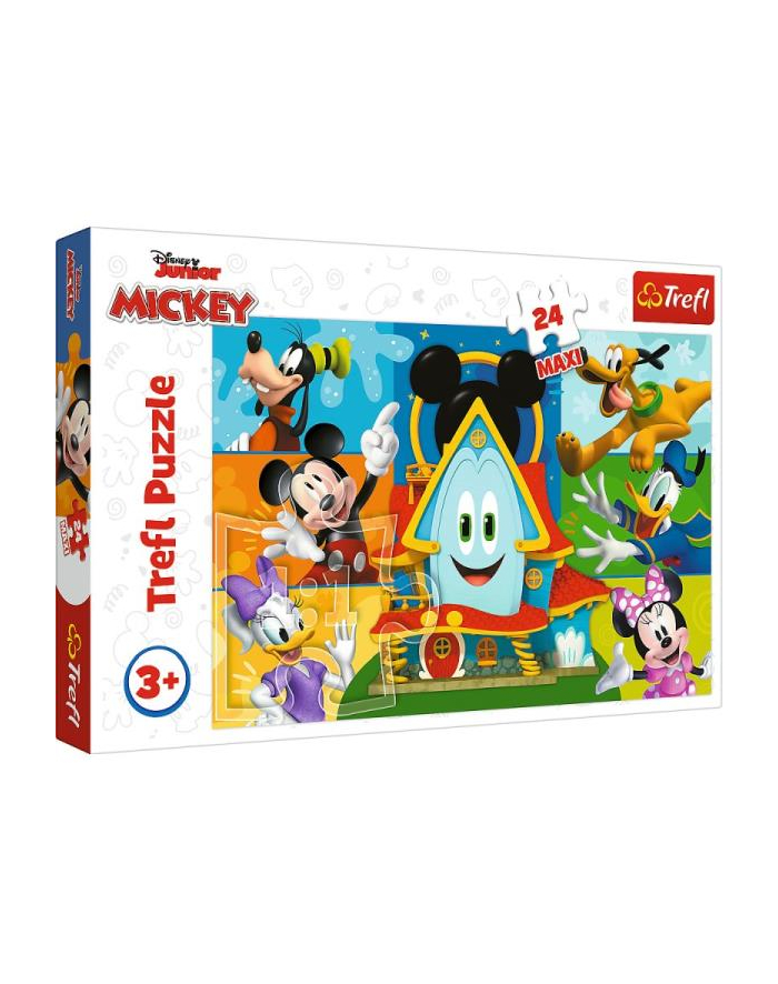 Puzzle 24 Maxi Myszka Mickey i przyjaciele 14351 Trefl główny