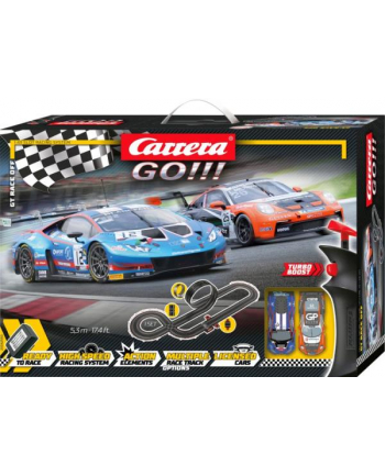 carrera toys Tor GO!!! GT Race Off 5,3m 62550 Carrera