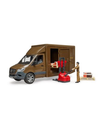 bruder Mercedes Sprinter UPS z kierowcą i akcesoriami