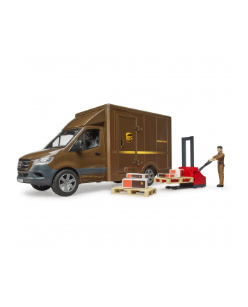 bruder Mercedes Sprinter UPS z kierowcą i akcesoriami