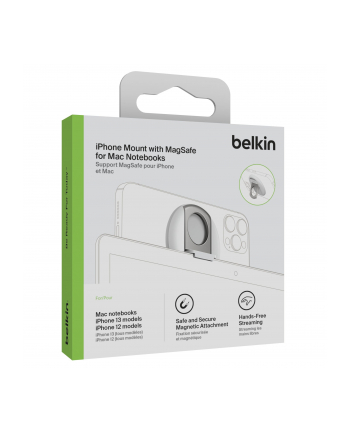 belkin Uchwyt magnetyczny iPhone do MacBooka bialy