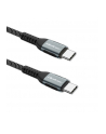 qoltec Kabel USB 2.0 typ C | USB 2.0 typ C 100W | QC 3.0 | PD | 1m |    Czarny - nr 3
