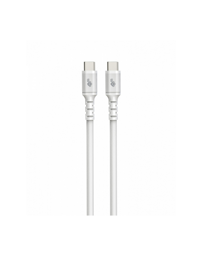 tb Kabel USB-C - USB-C 2m silikonowy biały główny