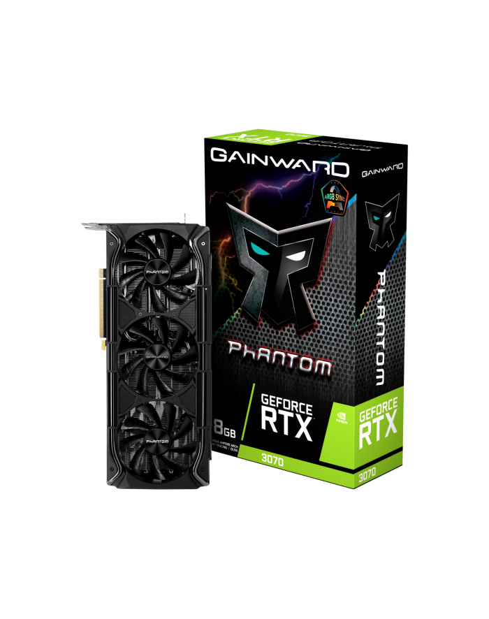 gainward Karta graficzna GeForce RTX 3070 PHANTOM + 8GB GDDR6 256bit HDMI/3DP główny