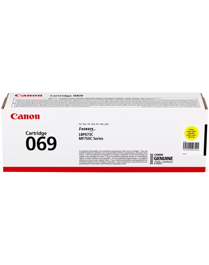 canon Toner CLBP 069 5091C002 żółty główny