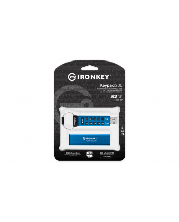 kingston Pendrive 32GB IronKey Keypad 200 FIPS140-3 Lvl3 AES-256
