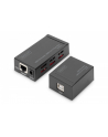 digitus Przedłużacz/Extender HUB 4 porty USB 2.0 po skrętce kat. 5e/7, do 50m - nr 1