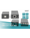 digitus Przedłużacz/Extender HUB 4 porty USB 2.0 po skrętce kat. 5e/7, do 50m - nr 7