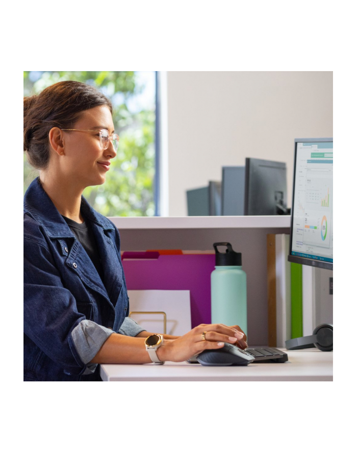 LOGITECH MX Keys Combo for Business Gen 2 - GRAPHITE - (US) INTL - INTNL główny