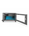 DIGITUS Charging trolley 16 charge bases 14inch Kolor: CZARNY 384x550x375mm electr. lock incl. USB fan - nr 55