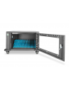 DIGITUS Charging trolley 16 charge bases 14inch Kolor: CZARNY 384x550x375mm electr. lock incl. USB fan - nr 83
