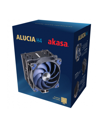 Akasa alucia h4, heatpipes, black fins (57237) nr 2
