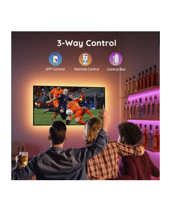 Govee H6179 TV backlight; Taśma LED; dla TV 46-60 cali  Bluetooth  RGB