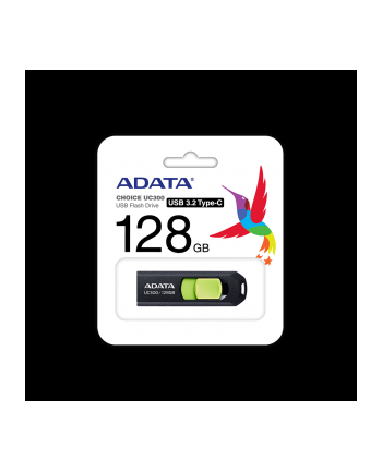 ADATA FLASHDRIVE UC300 128GB USB 32 BLACK'GREEN