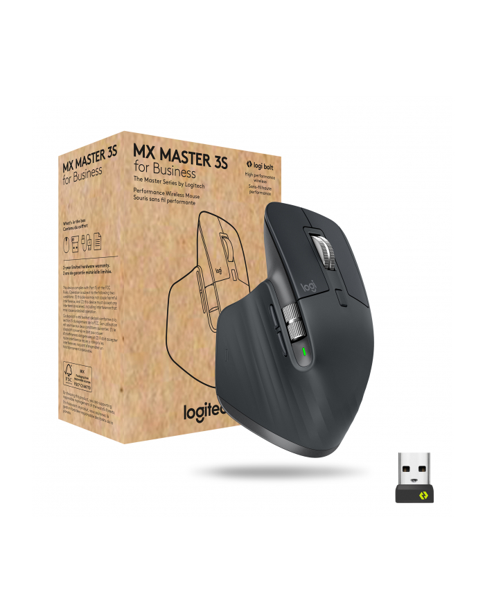 LOGITECH MX Master 3S for Business - GRAPHITE - EMEA główny