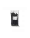 QOLTEC 52227 Reusable Self locking cable tie 7.2x200 mm Nylon UV Black - nr 1