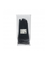 QOLTEC 52229 Reusable Self locking cable tie 7.2x250 mm Nylon UV Black - nr 1