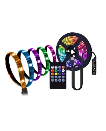 VAKOSS TAŚMA RGB DO PODŚWIETLENIA TV ŚWIATŁO PULSACYJNE LA-C612