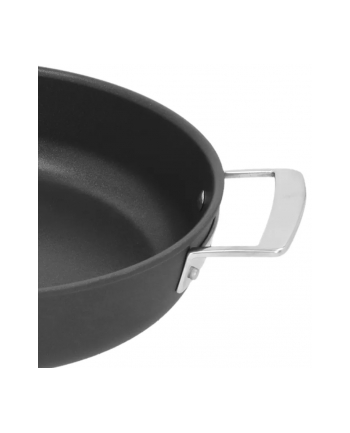 Głęboka patelnia tytanowa z 2 uchwytami i pokrywką D-EMEYERE Alu Pro 5 40851-176-0 - 28 cm