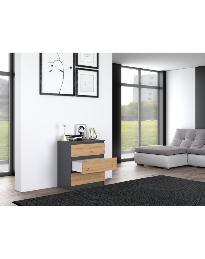 top e shop Komoda M3 70x40xH77 antracyt/artisan główny