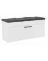 top e shop Szafka na buty ze schowkiem PARMA 100x35xH49 biel - nr 4