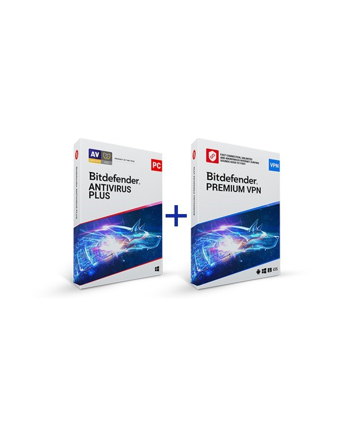 bit defender Bitdefender Antywirus Plus + VPN 10U/1Y główny