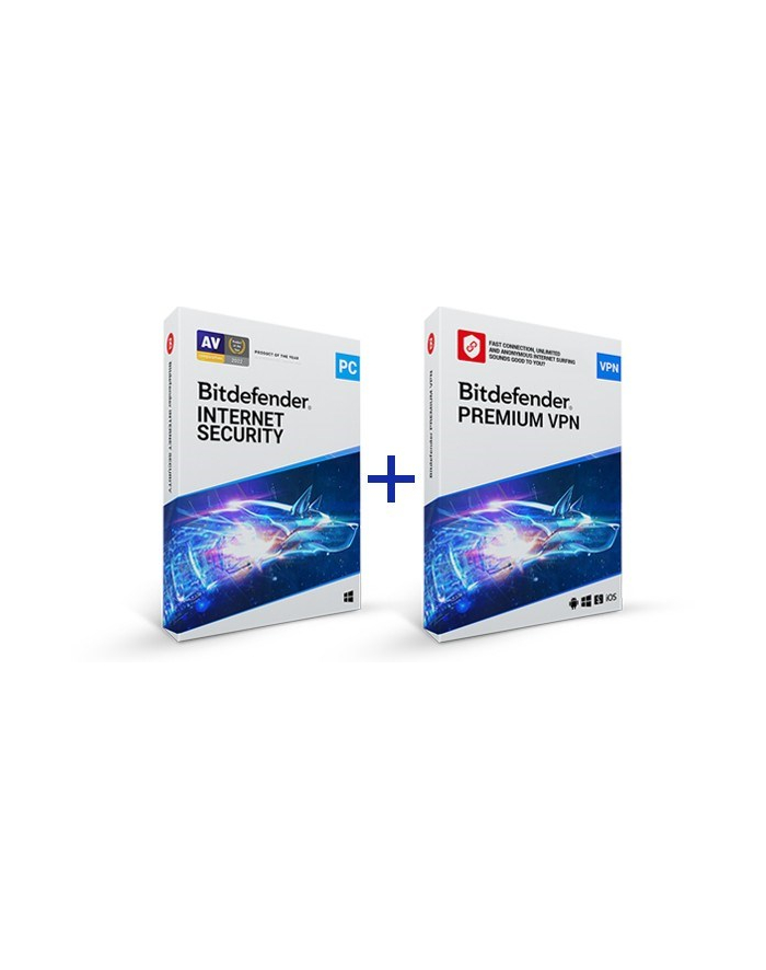 bit defender Bitdefender Internet Security + VPN 10U/1Y główny