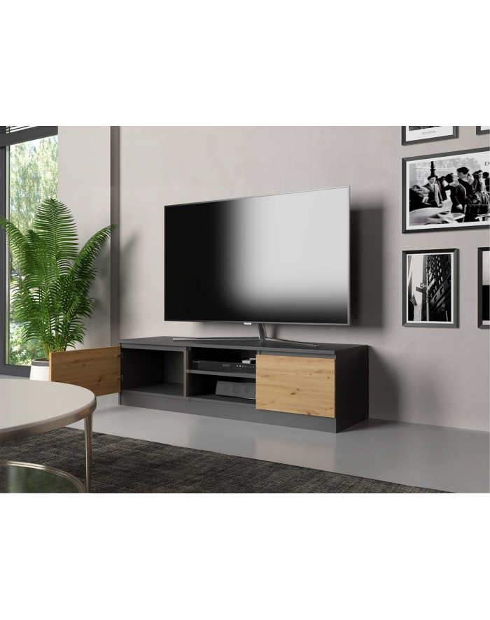 top e shop Szafka RTV 140x40xH36 antracyt/artisan główny