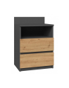 top e shop Szafka nocna M1 40x32xH59 antracyt/artisan - nr 3
