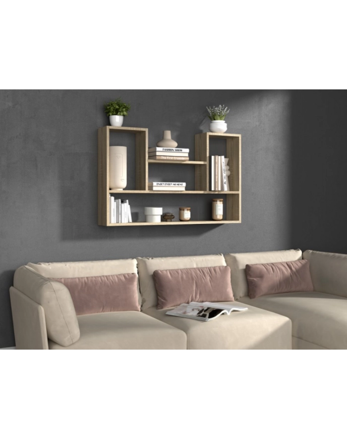 top e shop Regał wiszący BILBAO 4P 100x16xH60 sonoma główny