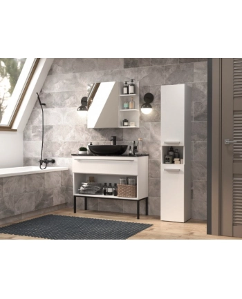 top e shop Szafka łazienkowa NEL I 31x30xH174 biel mat