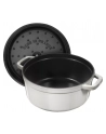 zwilling Garnek żeliwny okrągły STAUB 40501-413-0 - biała trufla 52 ltr - nr 8