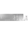 D-E layout - CHERRY DW 9100 SLIM, desktop set (Kolor: BIAŁY/silver, SX scissor technology) - nr 81