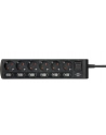 Brennenstuhl Individually switchable socket strip 6-way (Kolor: CZARNY) - nr 6