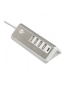 Brennenstuhl Estilo USB multi-charger (Kolor: BIAŁY/stainless steel, 5x USB, PD 20 Watt) - nr 35