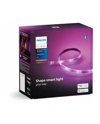 Philips HUE Lightstrip Plus basic set V4, LED strips (Kolor: BIAŁY, 2 meters)
