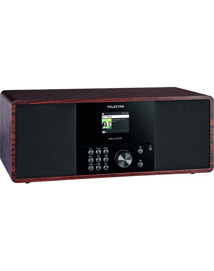 Telestar Dira S24 CD, clock radio (wood/Kolor: CZARNY, USB, Bluetooth, DAB+) główny