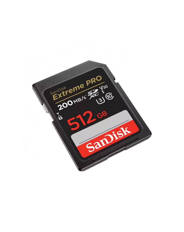 SanDisk Extreme PRO 512 GB SDXC, memory card (Kolor: CZARNY, UHS-I U3, Class 10, V30) główny