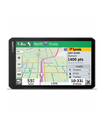 Garmin Dezl LGV710, navigation system (Kolor: CZARNY)