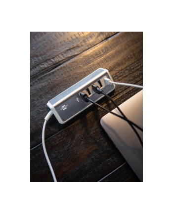 Brennenstuhl Estilo USB multi-charger (Kolor: BIAŁY/stainless steel, 5x USB, PD 20 Watt)