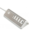 Brennenstuhl Estilo USB multi-charger (Kolor: BIAŁY/stainless steel, 5x USB, PD 20 Watt) - nr 1