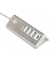 Brennenstuhl Estilo USB multi-charger (Kolor: BIAŁY/stainless steel, 5x USB, PD 20 Watt) - nr 33