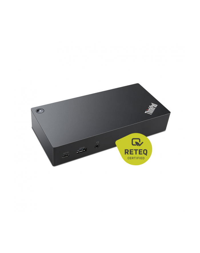 Lenovo ThinkPad USB-C Dock, docking station (Kolor: CZARNY, display port, USB, LAN, VGA) główny