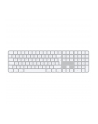 D-E layout - Apple Magic Keyboard with Touch ID and number pad, keyboard (srebrno/biały, for Mac with Apple chip) - nr 3