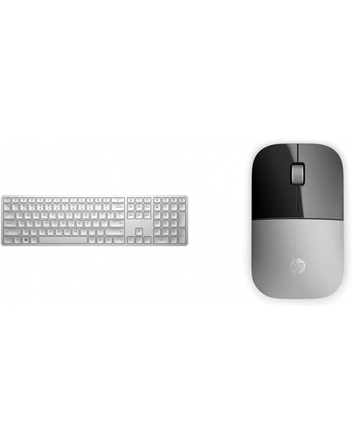hp consumer D-E Layout - HP 970 Programmable Wireless Keyboard (3Z729AA) (silver) główny