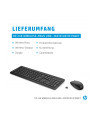 hp consumer D-E Layout - HP 230 Wireless Mouse and Keyboard Desktop Set (Black) - nr 2