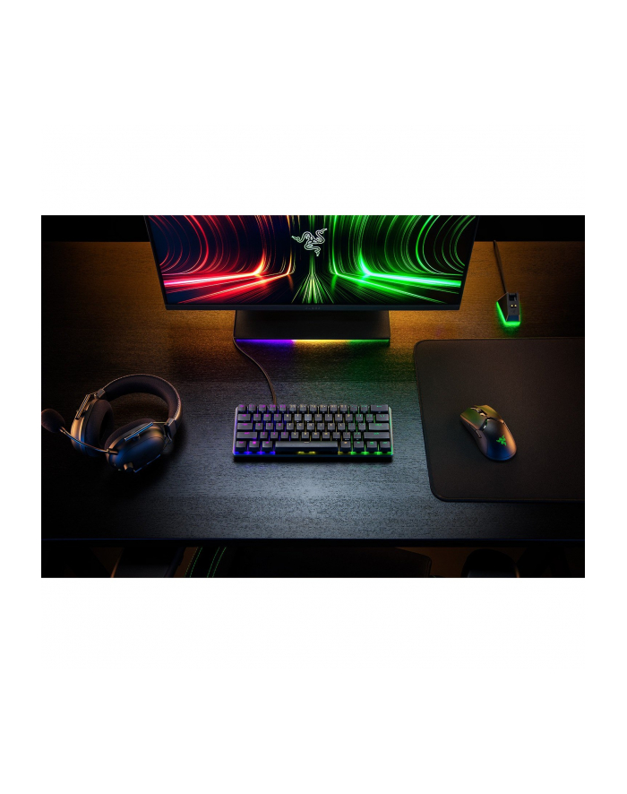 D-E layout - Razer Huntsman Mini Analog, gaming keyboard (Kolor: CZARNY, Razer Analog Optical) główny