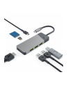 GREEN CELL HUB USB-C ADAPTER GC CONNECT 7W1 (3XUSB 31  HDMI 4K 60HZ  USB-C PD 85W  MICROSD/SD) - nr 29